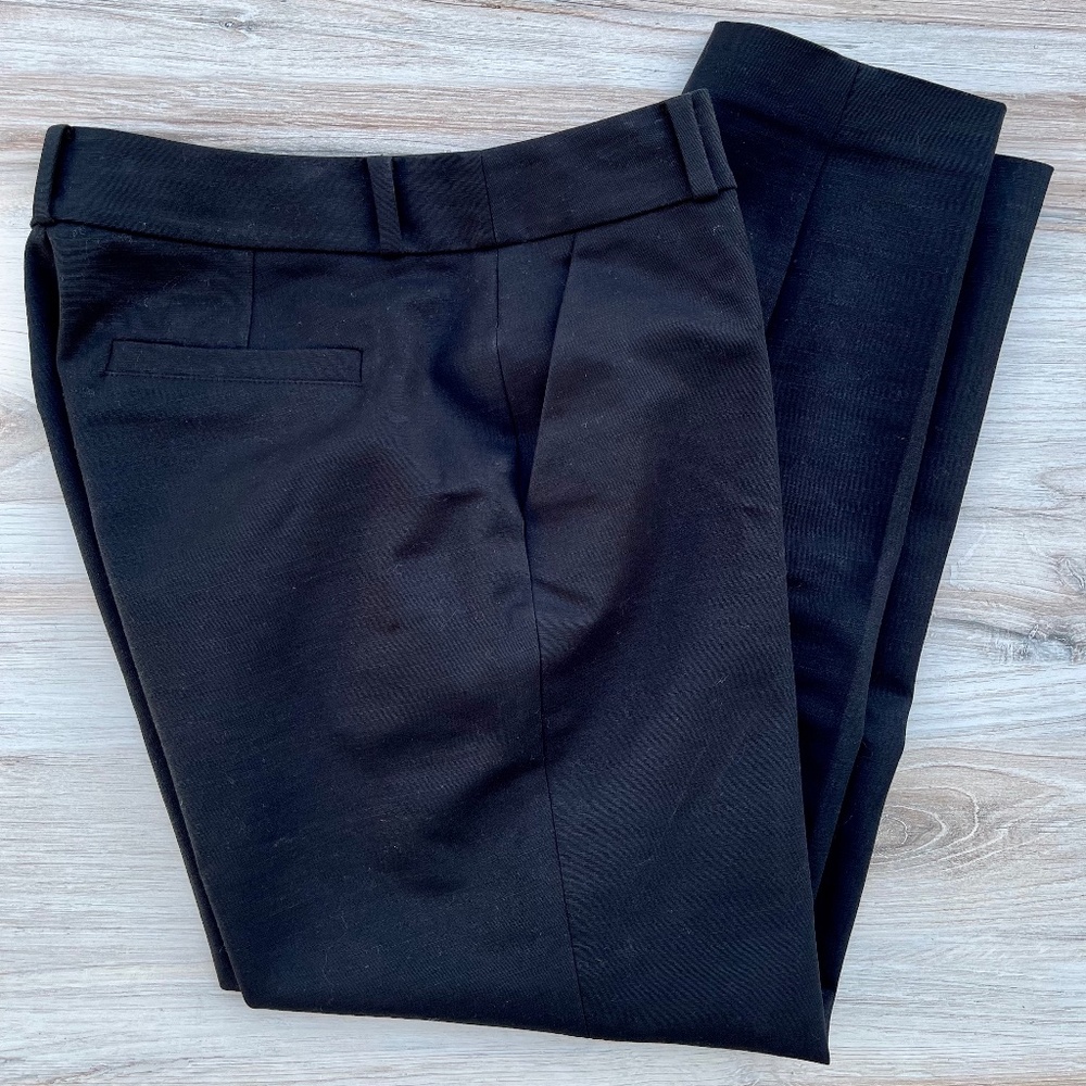 Kate Spade Black Cropped Tapered Pants -  Sz 2